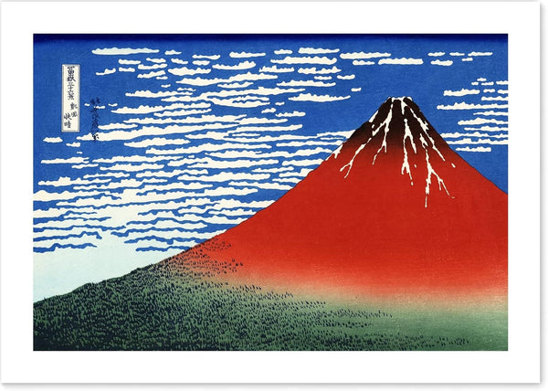 葛饰北斋《富岳三十六景：清风徐来（浮世绘）》